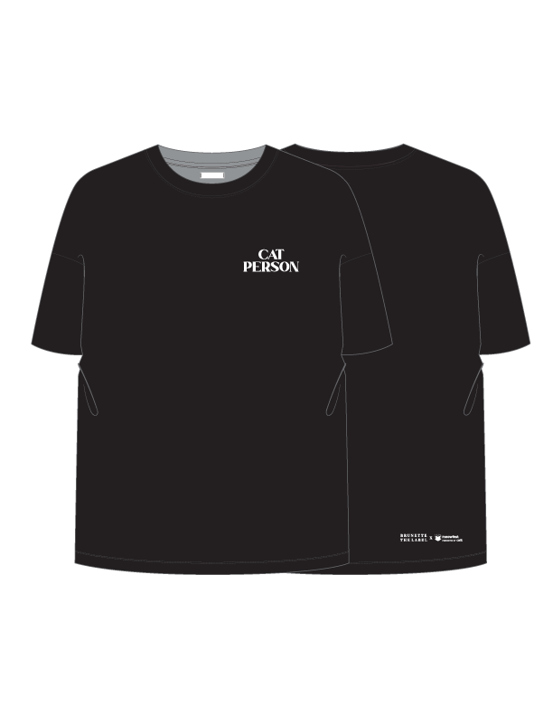 Brunette the Label Cat Person Tee