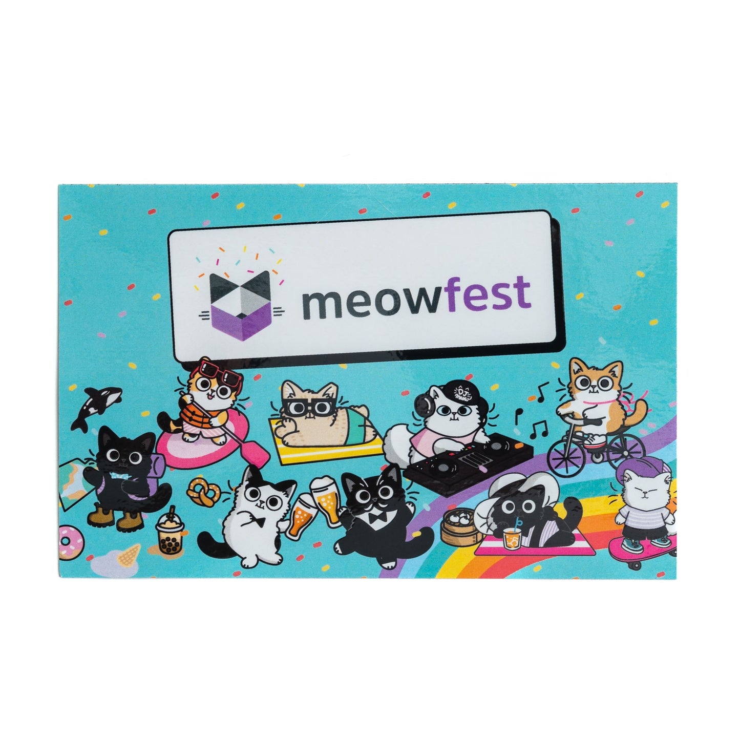 meowfest 2023 Fridge Magnet