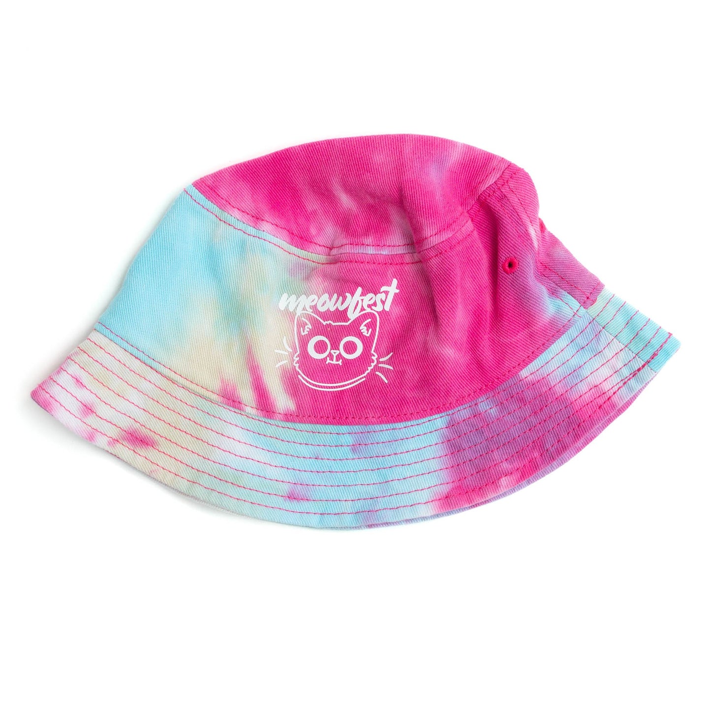 Pink Tie Dye Bucket Hat