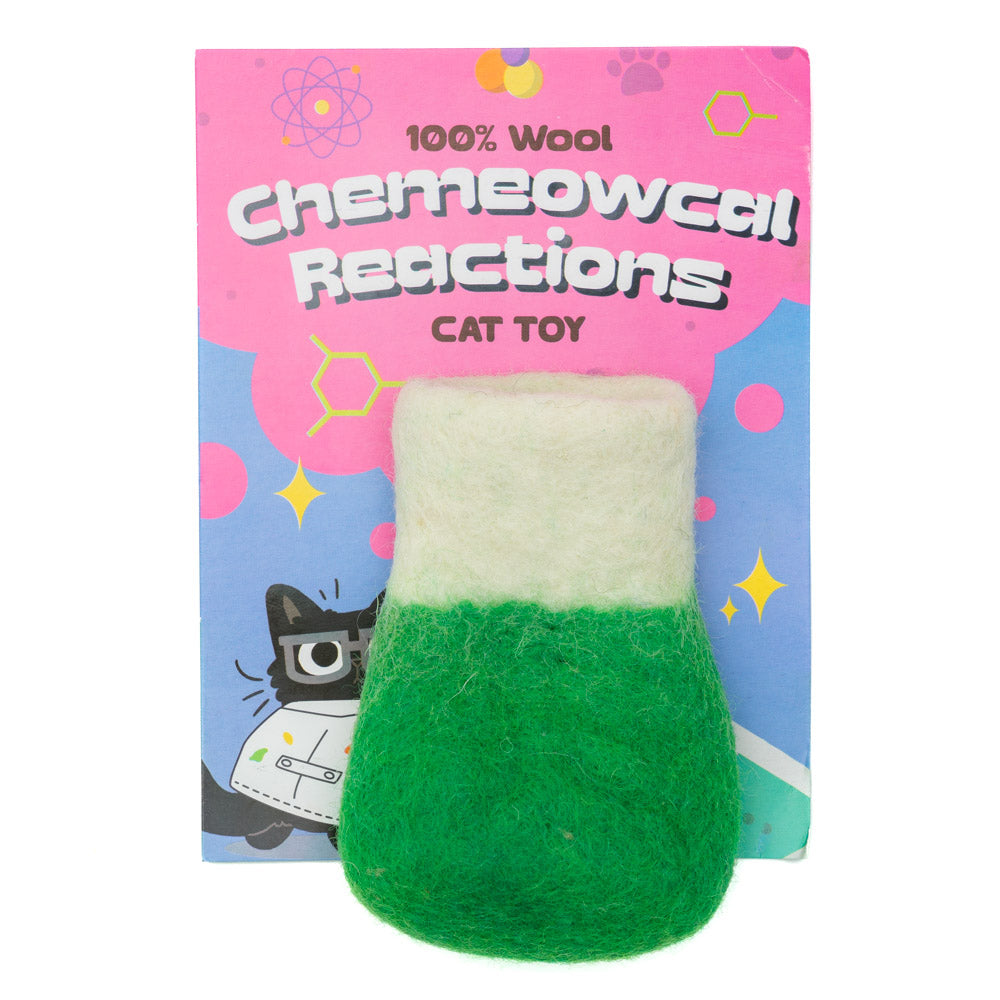 Chemeowcal Reactions wool cat toy