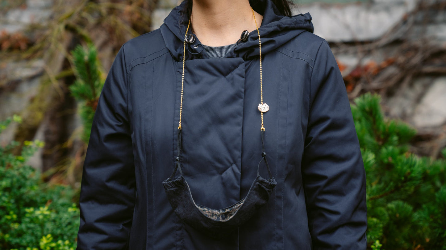 Gold Mask Chain Accessory