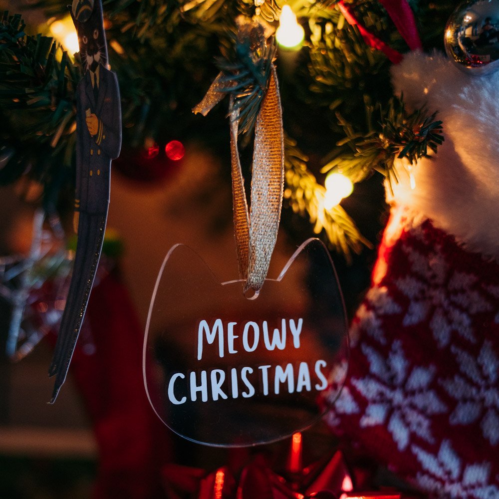 Meowy Christmas Ornament