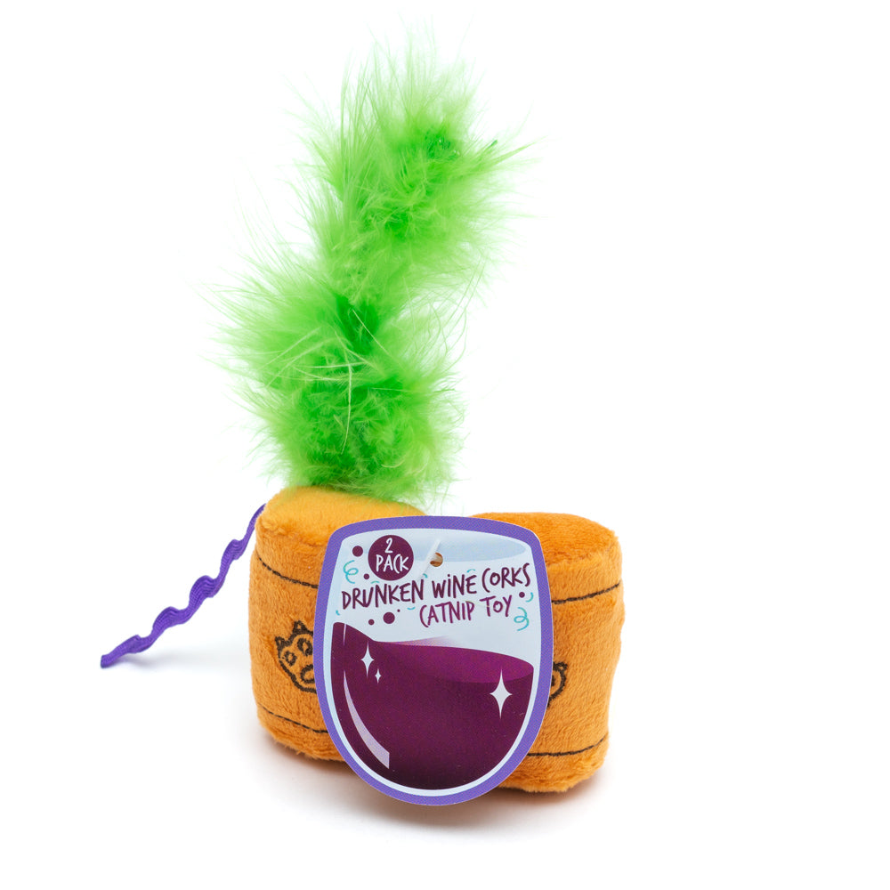 Drunken Wine Corks cat toy
