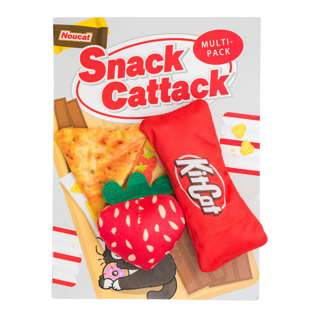 Snack Cattack cat toys 3 pack