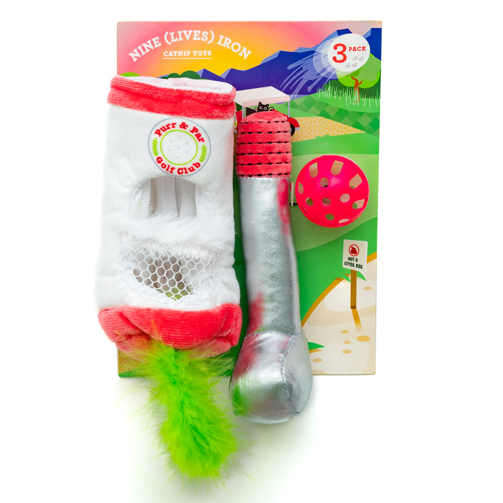 Nine (Lives) Iron - Cat toys 3 pack