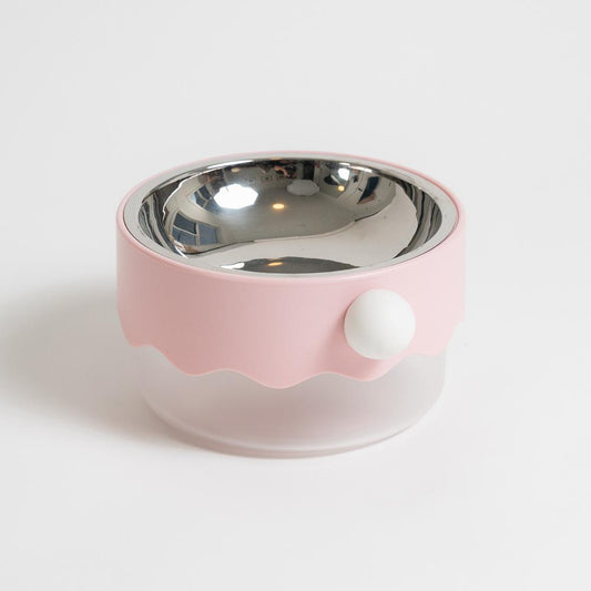 Food Warming Clown Bowl - Pink