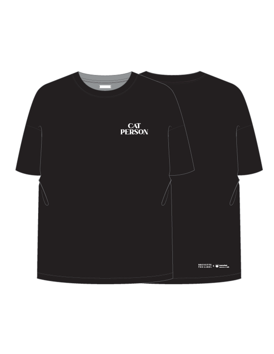 Brunette the Label Cat Person Tee