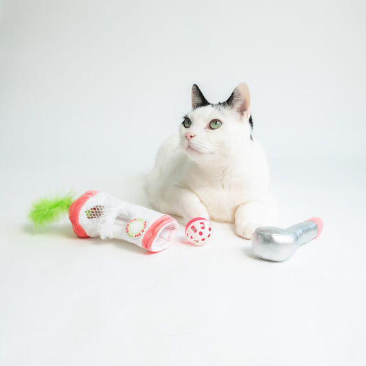 Nine (Lives) Iron - Cat toys 3 pack