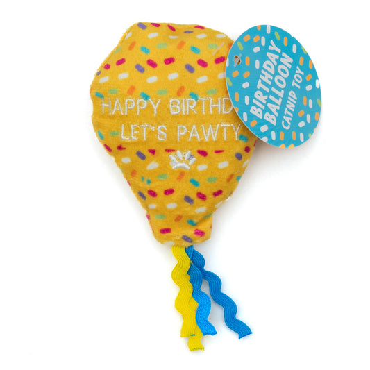 Birthday Balloon Catnip Toy