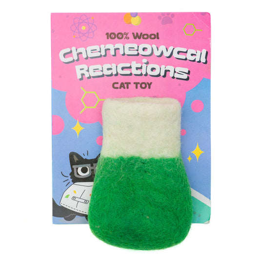 Chemeowcal Reactions wool cat toy