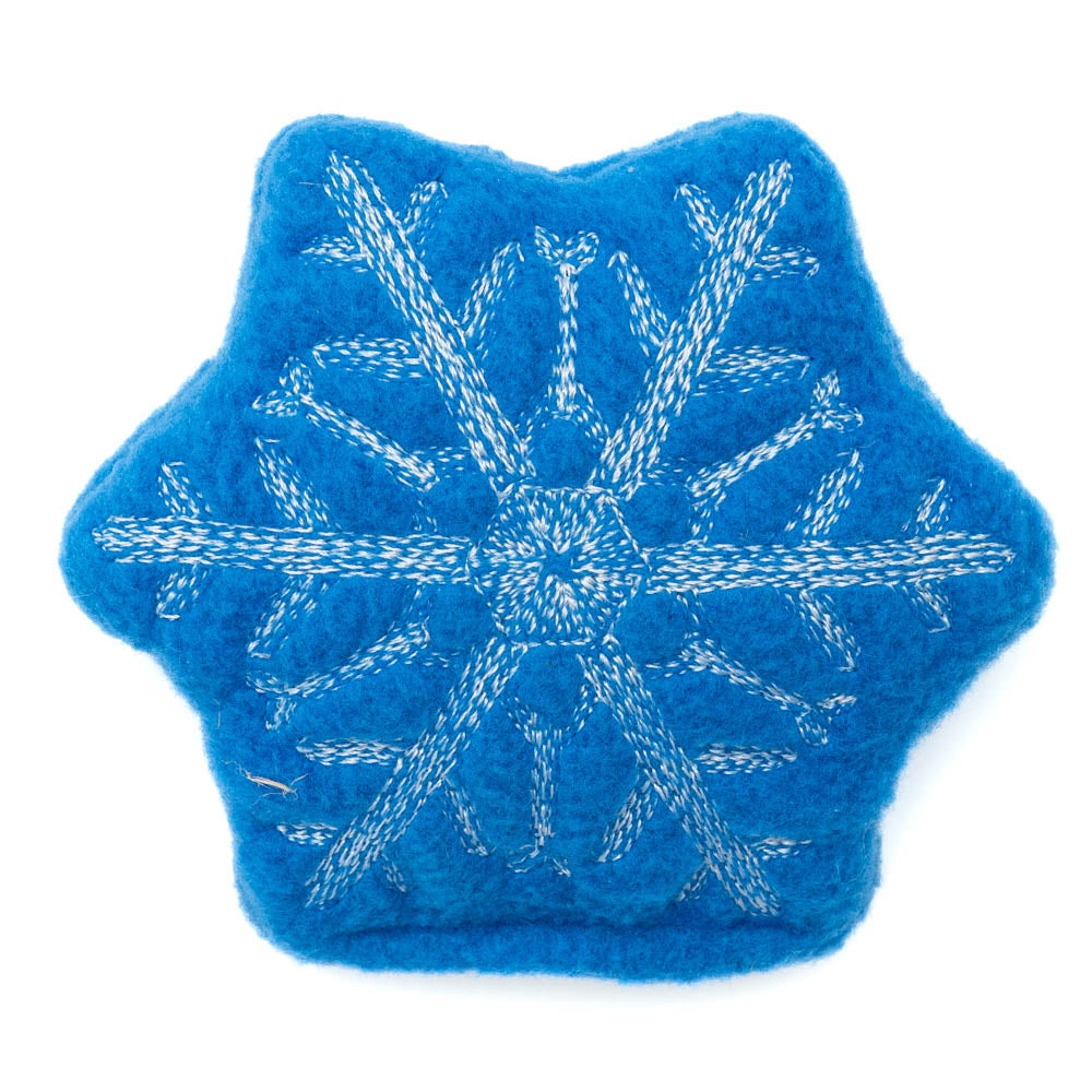 Snow is in the Fur-Cast snowflake toy