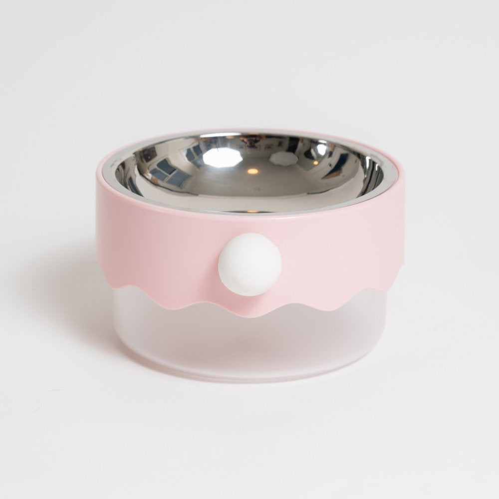 Food Warming Clown Bowl - Pink