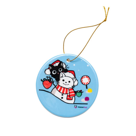 meowfest Christmas Ornament