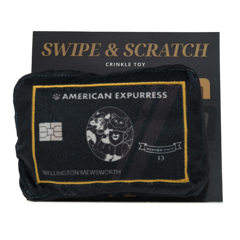 Swipe and Scratch Krinkle Toy