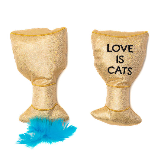 Love at Purrst Sip Wine Glass toy