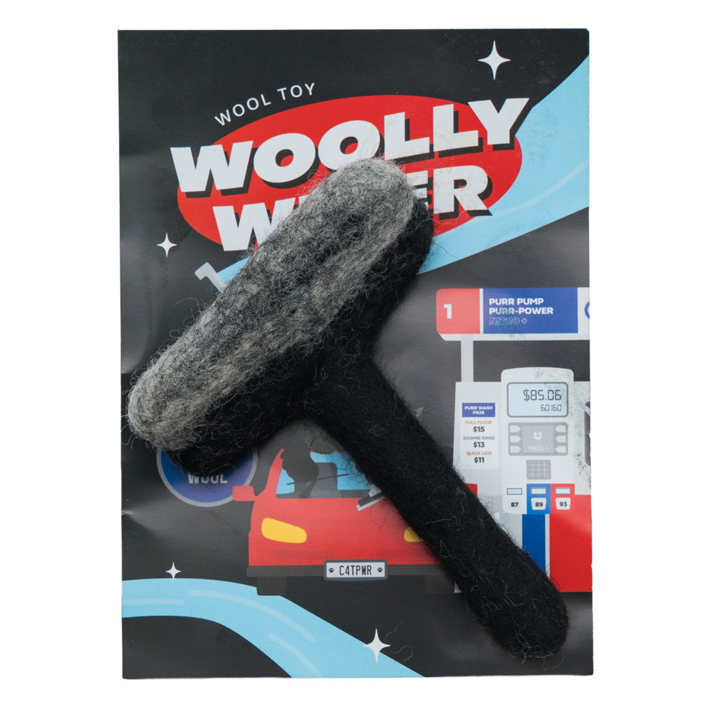 Woolly Wiper 100% wool cat toy