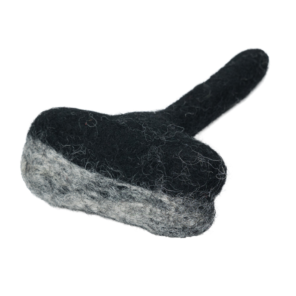 Woolly Wiper 100% wool cat toy