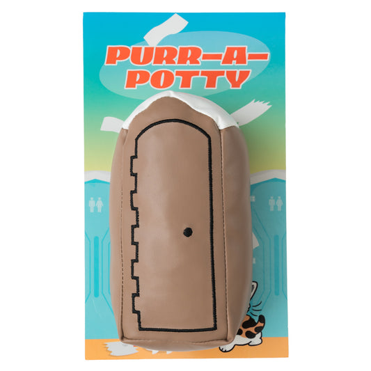 Purr-a-Potty catnip toy