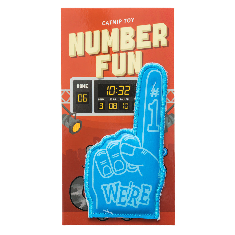 Number Fun catnip toy