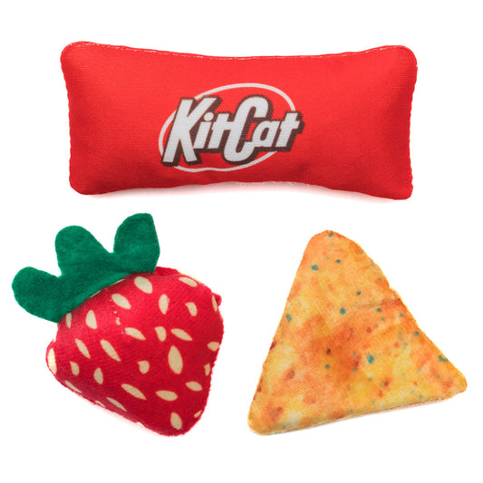 Snack Cattack cat toys 3 pack